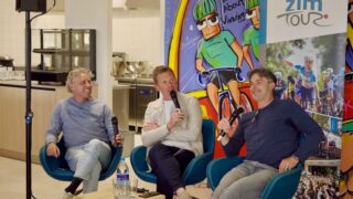 ZLM Tour 2026 persmoment wielerkenners